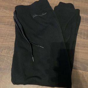 Victoria’s Secret Black Joggers and  Oversized Zip up Hoodie